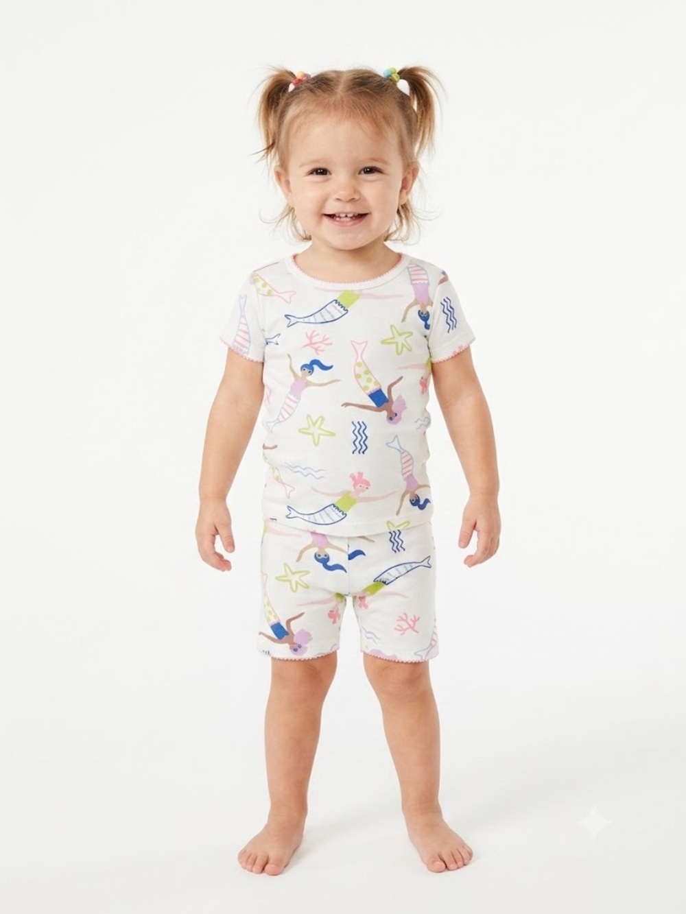 Mermaid JP shorts set